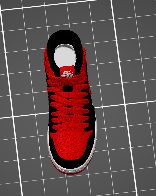 Mẫu In Nike Air Jordan 1 Bred Đa Sắc