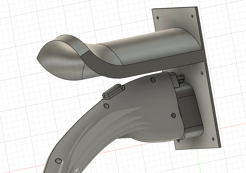 Giá treo tường CCS 1 có Nắp và Quản lý Cáp