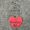 Móc khóa/Vòng cổ/Ba lô trái tim Bestie - Thumbnail 3