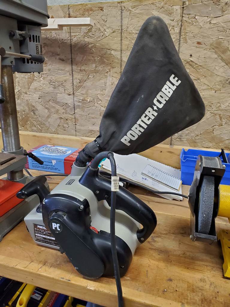 Ống đỡ túi máy chà nhám đai Porter Cable 3x21