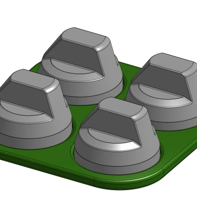 Khay Đựng Núm Vặn Bếp Ga