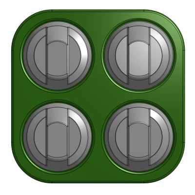 Khay Đựng Núm Vặn Bếp Ga