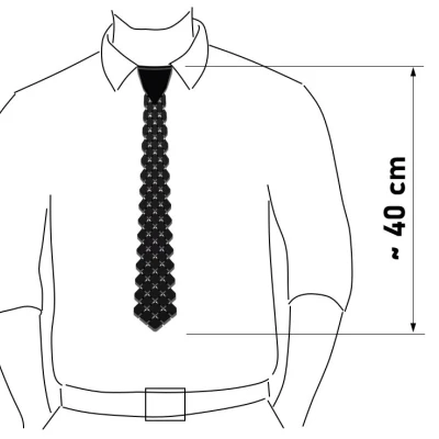 Cà vạt caro - Size đầy đủ