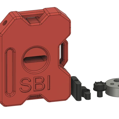 Bình Xăng Xe Off-Road Tỷ Lệ 1/10