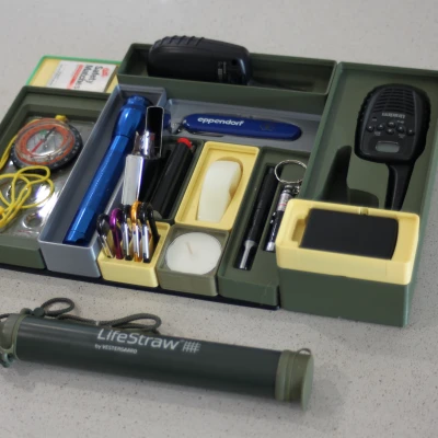 Gridfinity Cho Maglite Mini