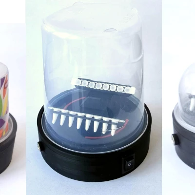 Máy ly tâm mini để bàn cho dải PCR và ống nghiệm