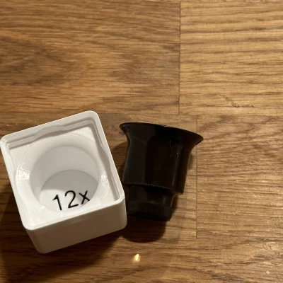 Kệ Gridfinity 1x1 cho Kính lúp thợ đồng hồ Bergeon 1458-A-12 (12x)