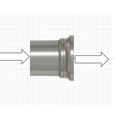 Adapter nối ống hút bụi BOSCH GAS 18v-1 với GSS 160 Multi