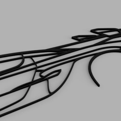 Tranh Tường Silhouette Koenigsegg Jesko