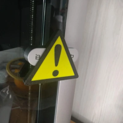 Nắp Tay Nắm Biển Báo / Cảnh Báo X1C / P1S | Đừng Làm Phiền Khi Đang In