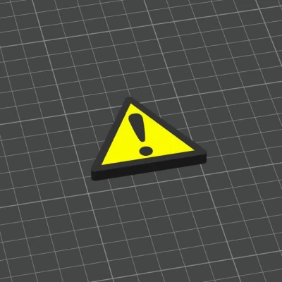 Nắp Tay Nắm Biển Báo / Cảnh Báo X1C / P1S | Đừng Làm Phiền Khi Đang In