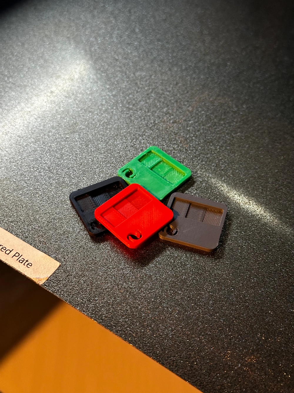 Mẫu kiểm tra độ trong suốt sợi filament (0.2, 0.4, 1.0 & 2.0 mm)