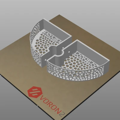 Giá Treo Tắm Voronoi XL - Khoảng Cách Gắn Tường 63mm