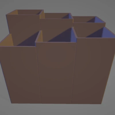 Kệ Sắp Xếp Bàn Làm Việc Đa Năng 6 Ngăn