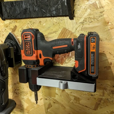 Kệ giữ khoan và hộp đựng đồ gắn tường