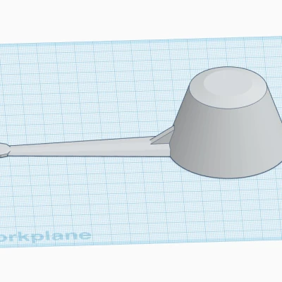 Muỗng Đong 0.8 Deciliters Tay Cầm Dài