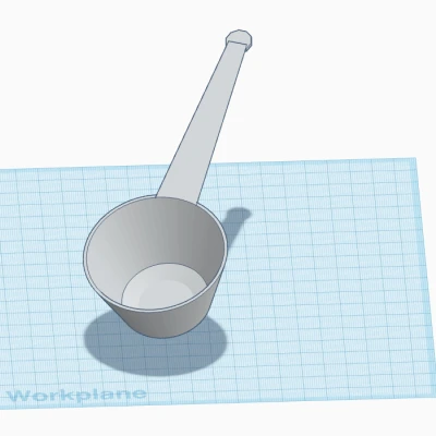 Muỗng Đong 0.8 Deciliters Tay Cầm Dài