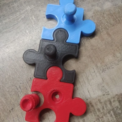 Móc Treo Chìa Khóa Xếp Hình Bản Remix