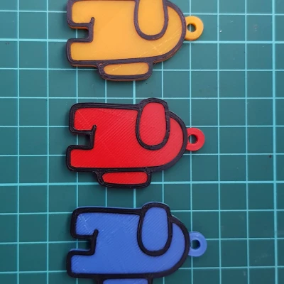 Móc khóa Phi hành đoàn Among Us