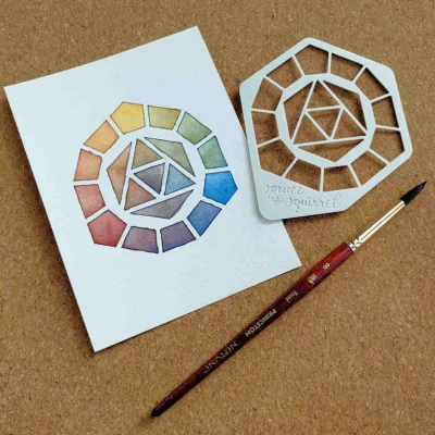 Khuôn Hình Học Vòng Tròn Màu - CẬP NHẬT!