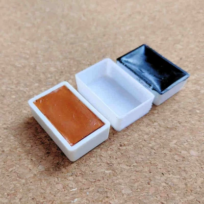 KHAY NỬA VÀ KHAY TRÒN cho Bảng màu màu nước hoặc màu gouache