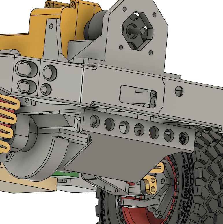 CHẮN BÙN TRƯỚC UNIMOG (CHO XE RC / TRUCK RC)
