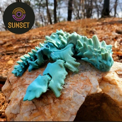 Rồng Tinh Linh Khớp Nối_Rồng Dẻo_Không Cần Support_Dễ In_In Một Lần