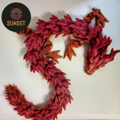 Mô hình RỒNG ĐỘC có khớp nối, mềm dẻo