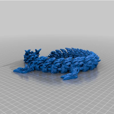 Mô hình RỒNG ĐỘC có khớp nối, mềm dẻo