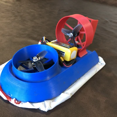Hovercraft thể thao RC không chổi than đơn giản