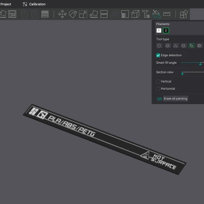 Tấm PEI Vân QR Code Cho Bambu Lab X1C, P1P