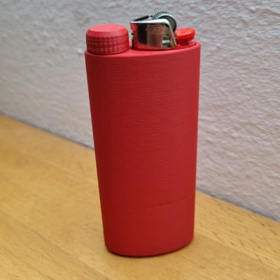 Hộp Đựng Bật Lửa BIC và Điếu Joint Size King