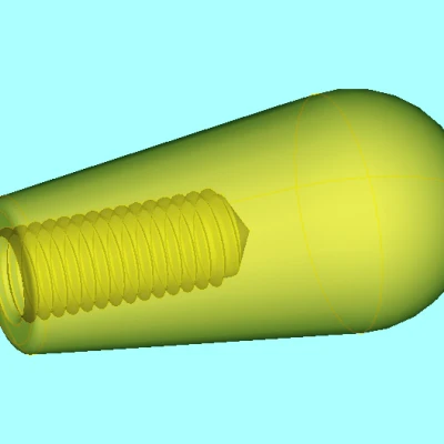 Tay Nắm Côn Có Đầu Bi, Ren Met Trị M5-M10