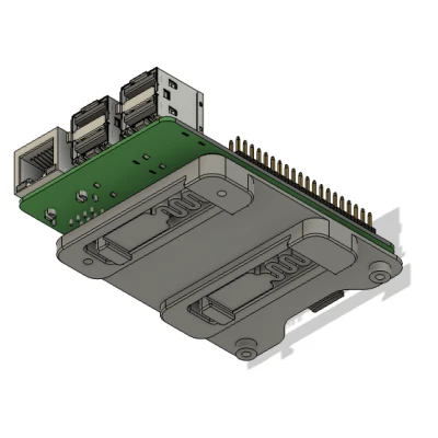 Giá đỡ Raspberry Pi gắn ray DIN