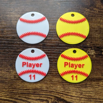 Móc khóa bóng chày và bóng mềm tùy chỉnh