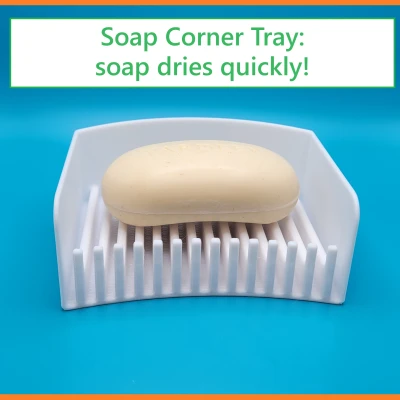 Khay Xà Phòng Góc Có Lỗ Thoát Nước