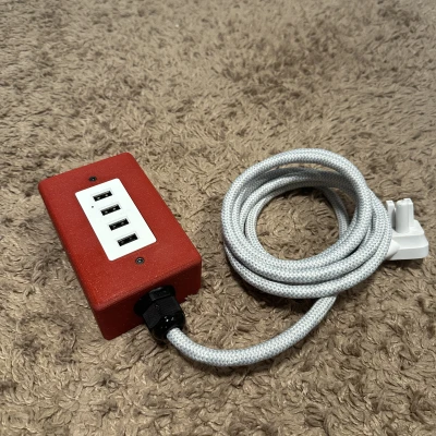 Hộp điện nối dài kiêm ổ cắm USB-C và USB-A