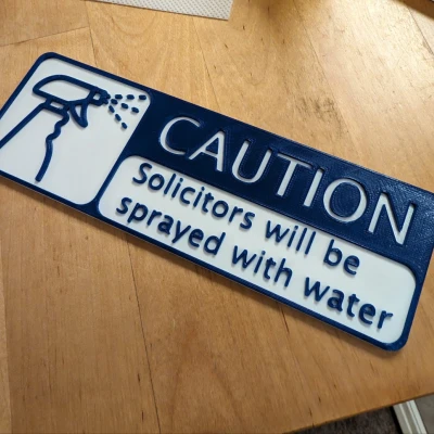 Biển Cấm Người Vận Động Mua Hàng