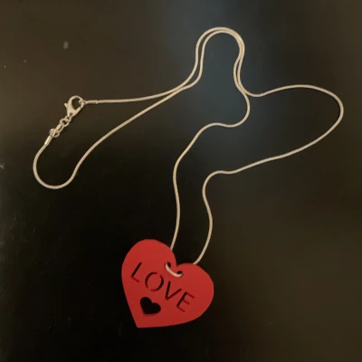 Dây Chuyền Trái Tim Quà Valentine Cho Móc Khóa/Balo