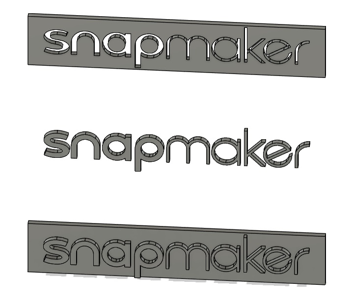 Logo Snapmaker - Ba Phiên Bản