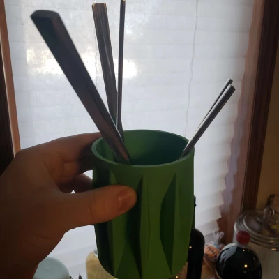 Cốc Đựng Dao Nĩa Bạc