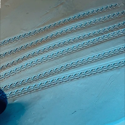 Bánh xe dập khuôn cho đất sét - Hoa văn Ai Cập