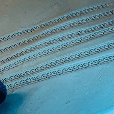 Bánh xe dập khuôn cho đất sét - Hoa văn Ai Cập