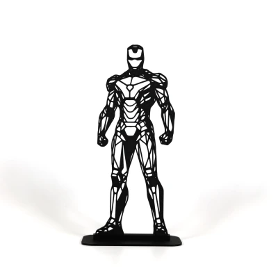 Mô Hình Iron Man Hình Học Low Poly