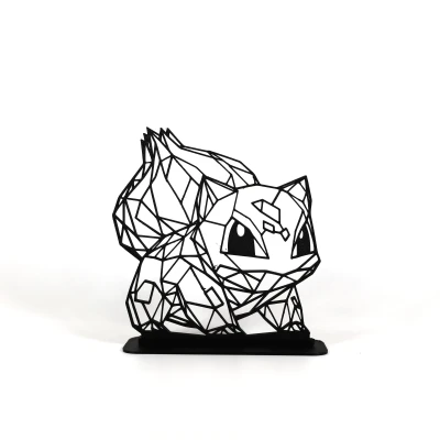 Mô Hình Bulbasaur Geometric Low Poly