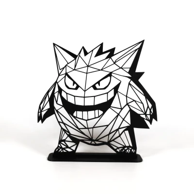 Gengar Hình Học Low Poly