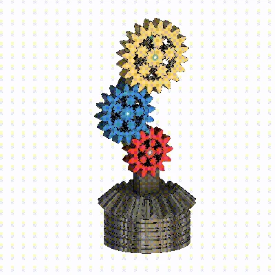 Cúp Vòng Quay STEM / Robot Làm Từ Bánh Răng Hành Tinh & Bánh Răng Thẳng