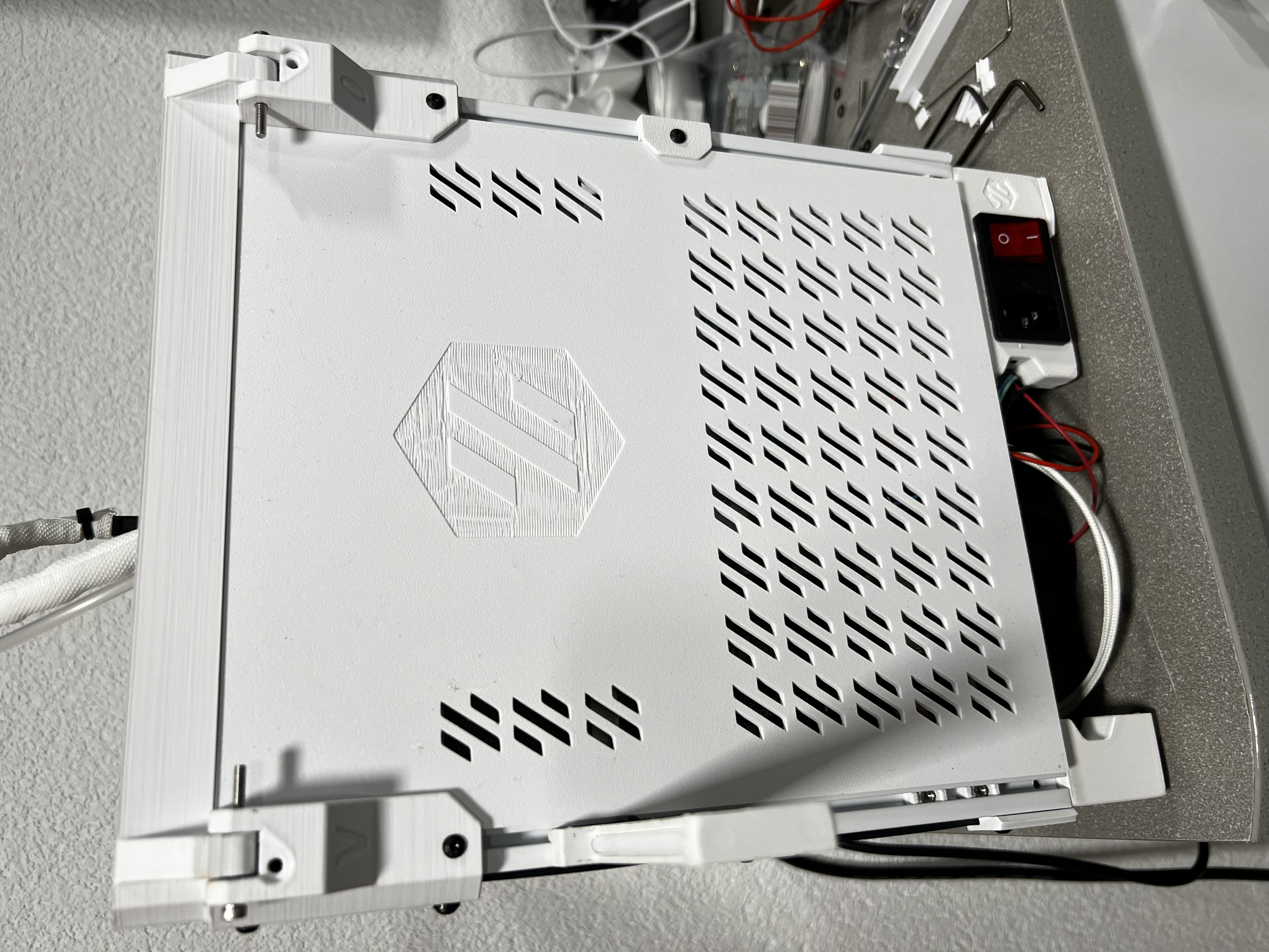 Voron 0 [0 | 0.1 | 0.2] Tấm Lưng, Vỏ Điện, Tản Nhiệt Logo Voron