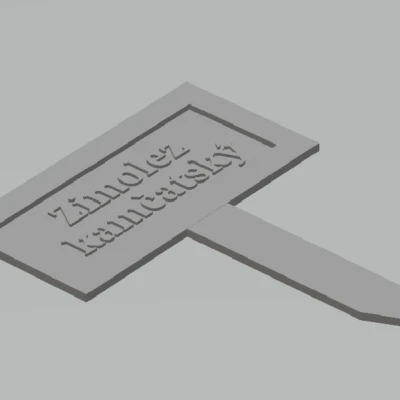 BIỂN CHỈ DẪN CHO VƯỜN RAU