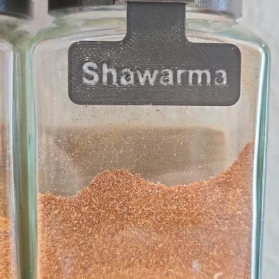 Bảng Tên Cho Kệ Gia Vị